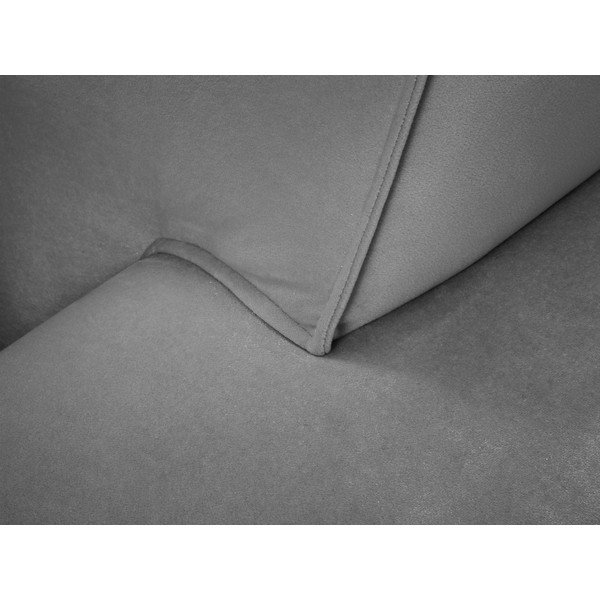 Svijetlo siva baršunasta sofa Cosmopolitan Design Siena-image-1