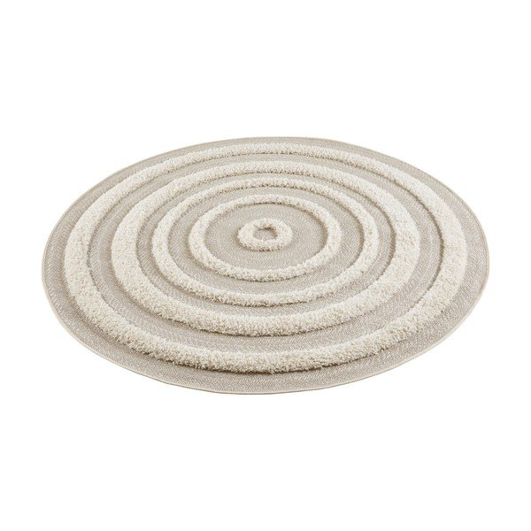 Krem tepih Mint Rugs Handira Circle, ⌀ 160 cm-image-3