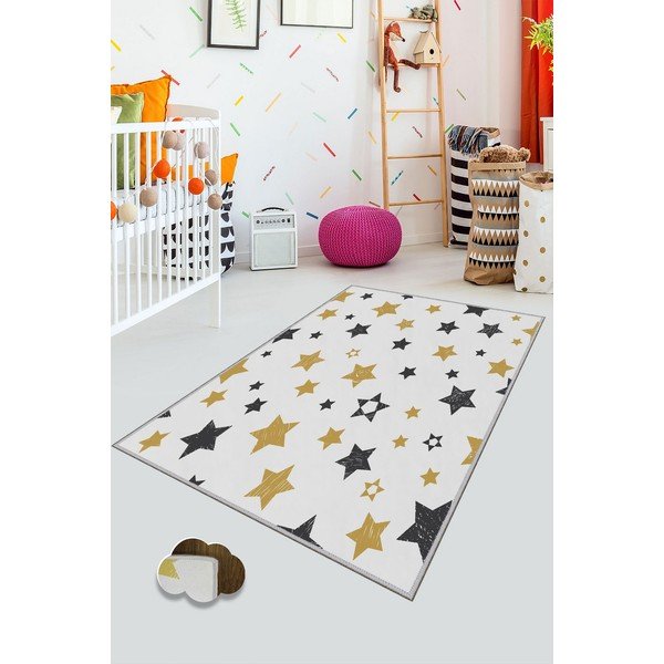 Dječji protuklizni tepih Conceptum Hypnose Stars, 100 x 150 cm-image-1