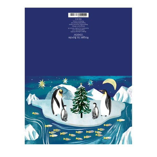 Čestitke u setu 8 kom s božićnim motivom Go with the Floe  – Roger la Borde-image-1