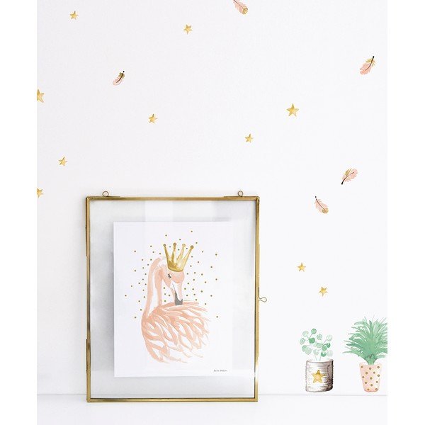 Dječje naljepnice u setu 81 kom 30x42 cm Etoiles Dorees – Lilipinso-image-2