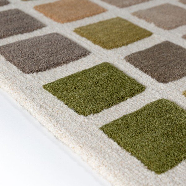Zeleni ručno rađen vunen tepih 160x230 cm Renga Wool – Flair Rugs-image-4