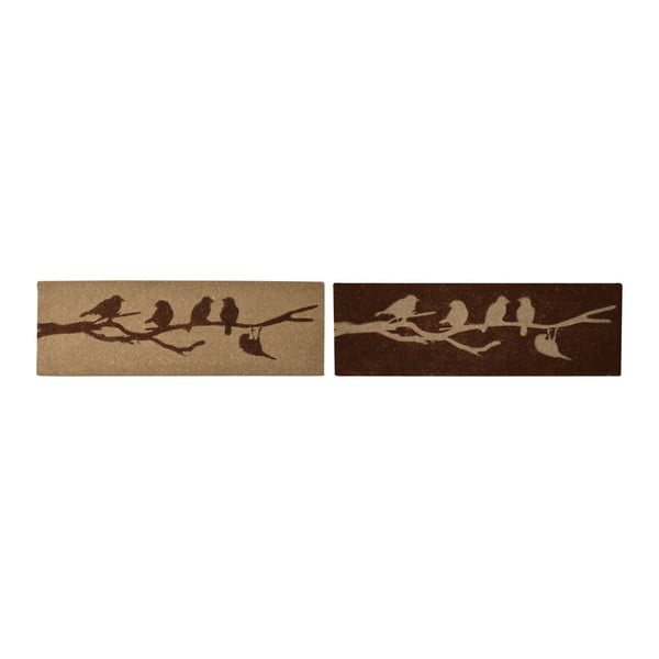 Set od 2 prostirke s Esschert Design motivom ptice, 40 x 120 cm
