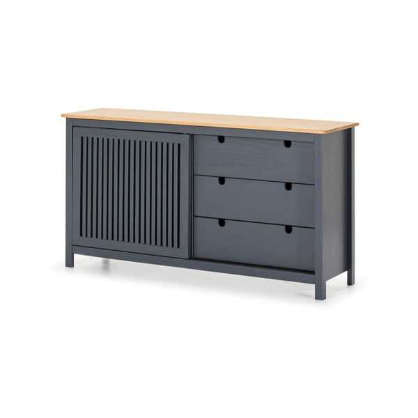 Siva drvena komoda Marckeric Bruna-image-3