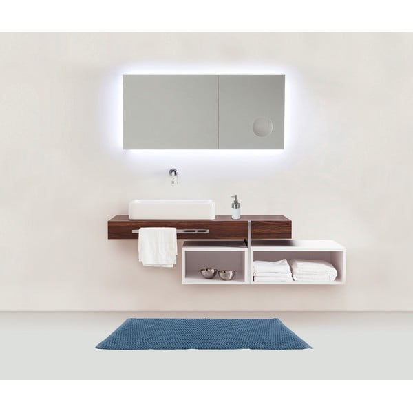 Plava podloga za kupaonicu Wenko Mona-image-1