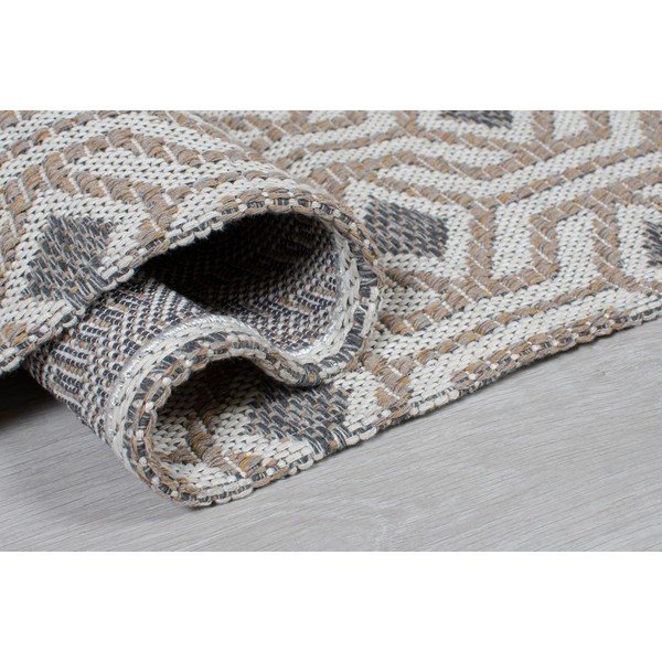 Bež-sivi pamučni tepih Flair Rugs Bombax, 114 x 170 cm-image-1
