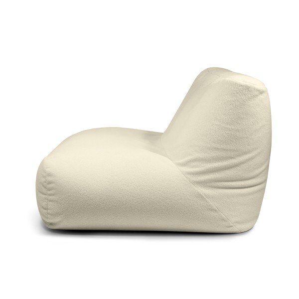 Krem vreća za sjedenje od bouclé tkanine Sofa Tube – SLOWDOWN-image-3