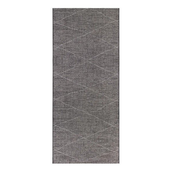 Antracit sivi gazište prikladan za eksterijer Elle Decoration Curious Blois, 77 x 200 cm
