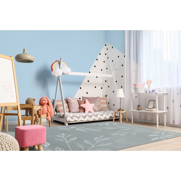 Mentol zeleni dječji tepih 160x230 cm Gentle Leaves – FD-image-1