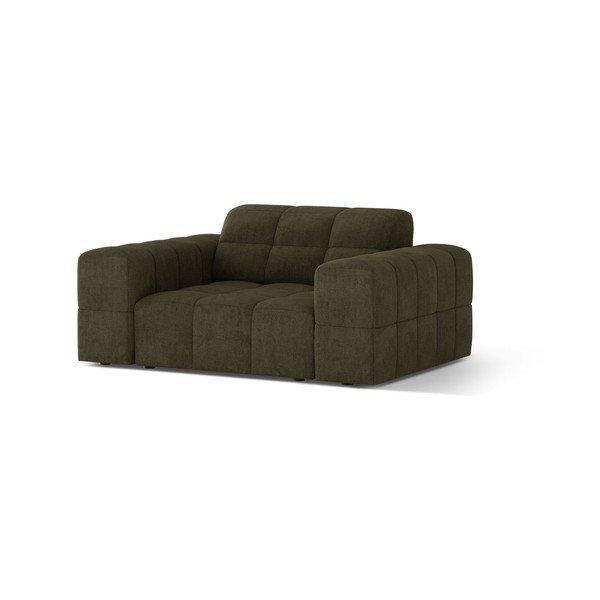 Kaki zelena fotelja od šenila Chicago – Cosmopolitan Design-image-1