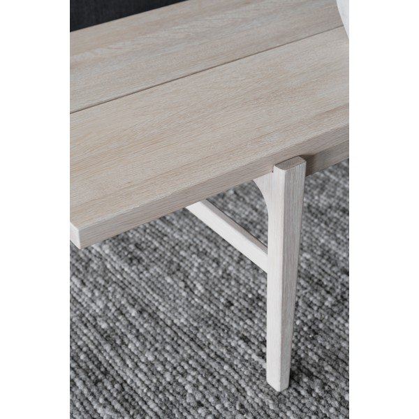 Stol za kavu od svijetlog drveta hrasta Rowico Ness, 160 x 60 cm-image-1
