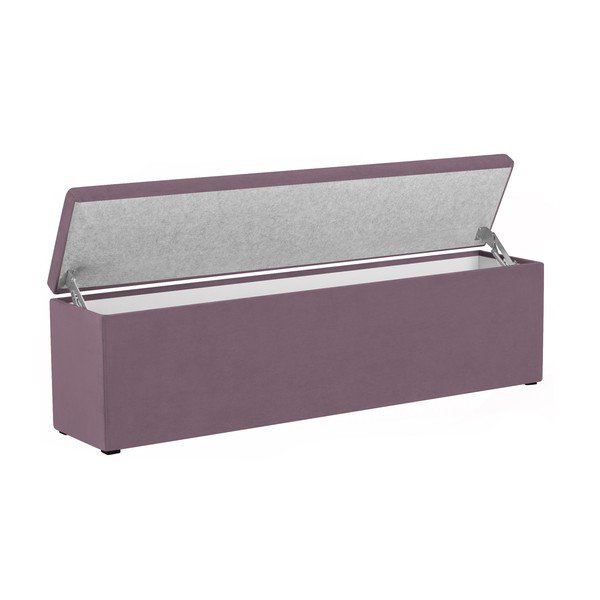 Lavanda ljubičasti otoman s prostorom za odlaganje Cosmopolitan Design LA, 200 x 47 cm-image-2