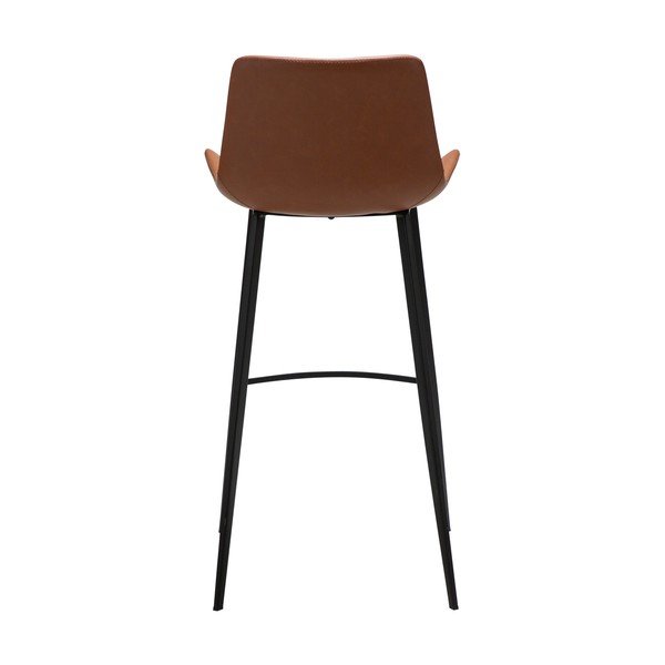 Konjak smeđa barska stolica (visine sjedala 74,5 cm) Hype – DAN-FORM Denmark-image-4