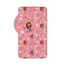 Pamučna dječja plahta s gumom za krevet za jednu osobu 90x200 cm Gabby's Dollhouse – Jerry Fabrics