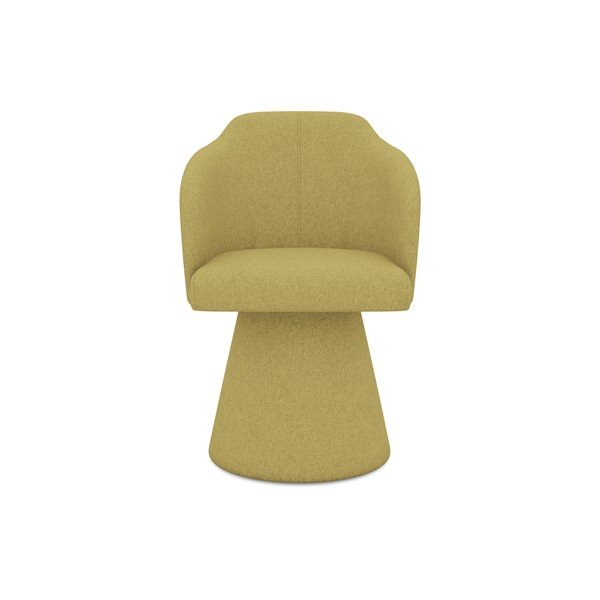 Žuta  podstavljena blagovaonska stolica Kanoa – Makamii-image-1