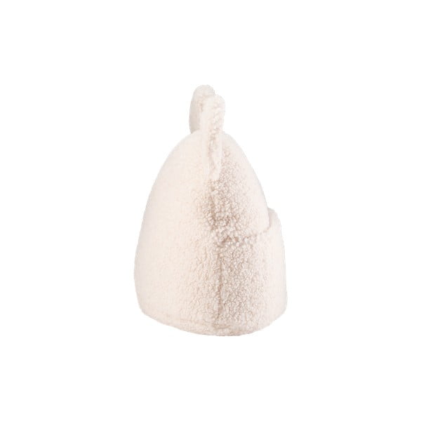 Krem dječji jastuk za sjedenje od bouclé tkanine Teddy Pouch – Wigiwama-image-2