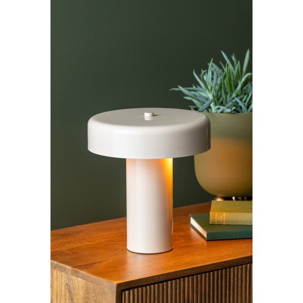 Bež metalna stolna lampa (visina 26 cm) Riqueza Palo – Leitmotiv-image-1