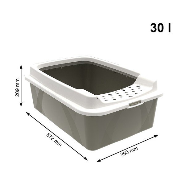 Mačji WC 57,2x39,3 cm Eco Bonnie - Rotho-image-1