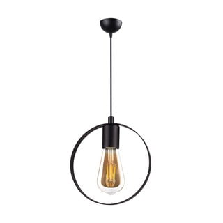 Crna viseća svjetiljka Squid Lighting Circle, visina 113 cm