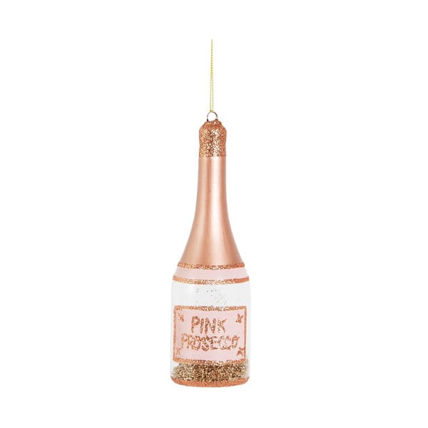 Stakleni ukas za božićno drvce ø 5 cm Pink Prosecco – Sass & Belle