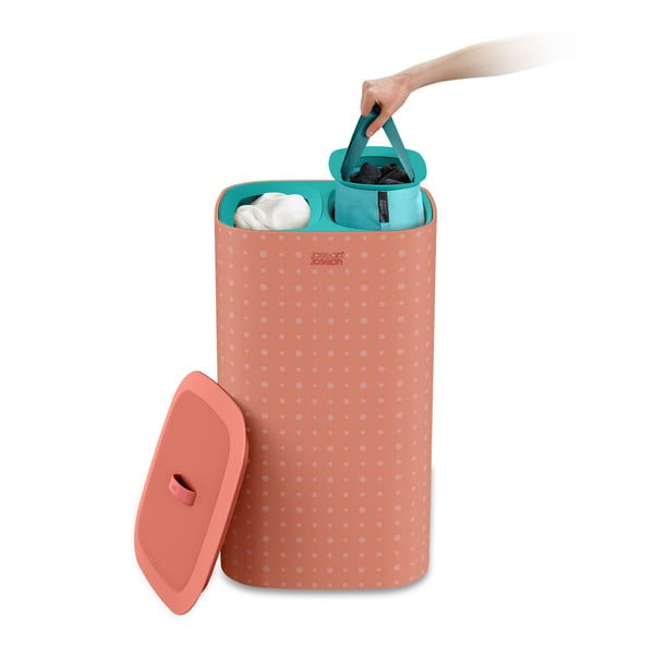 Ružičasta tekstilna košara za rublje 60 l Tota Pop – Joseph Joseph-image-3