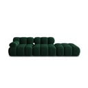 Zelena baršunasta sofa 282 cm Bellis – Micadoni Home