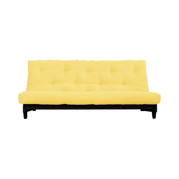 Podesiva sofa Karup Design Fresh Crna/Žuta