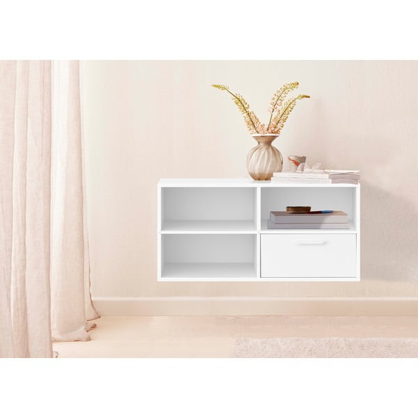 Bijela niska komoda 90x43 cm Keep by Hammel - Hammel Furniture-image-1