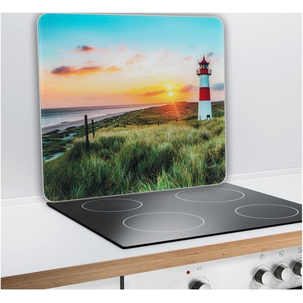 Zidna obloga za štednjak od kaljenog stakla 50x56 cm Lighthouse - Maximex-image-1