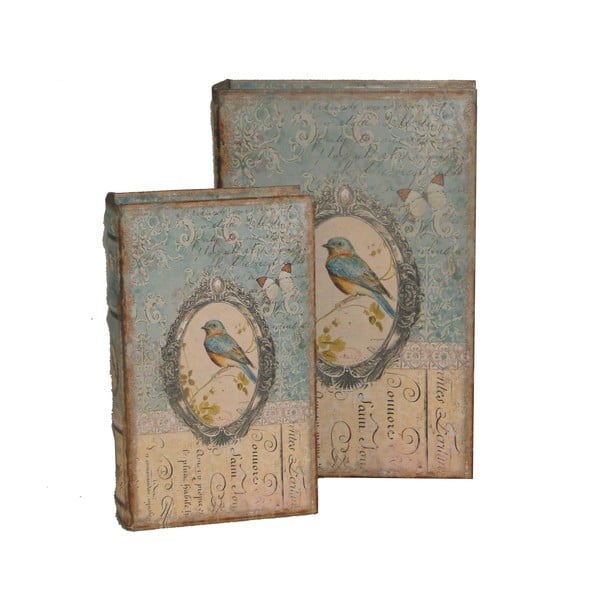Set od 2 kutije Antic Line Bird Book
