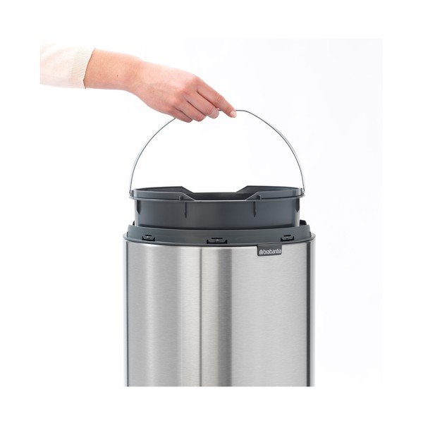 Željezna kanta za smeće na dodir u mat srebrnoj boji 30 l Touch Bin – Brabantia-image-4