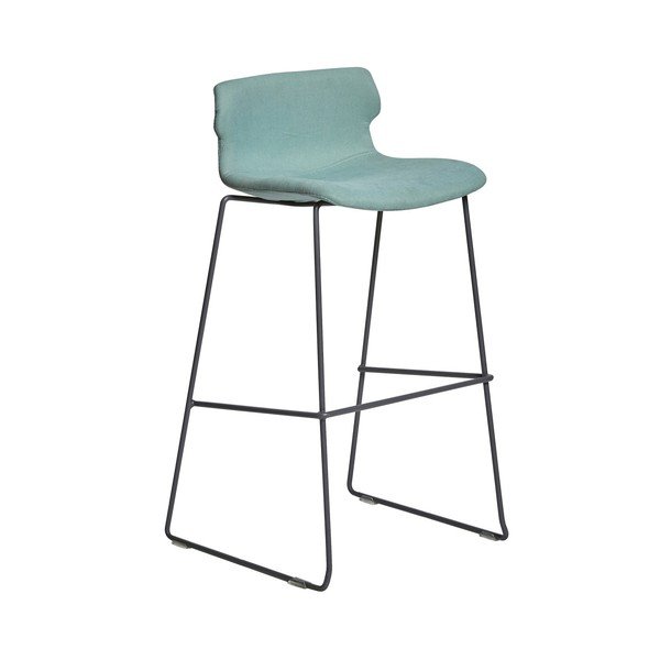 Set od 4 svijetlozelene Marckeric Cala barske stolice-image-3