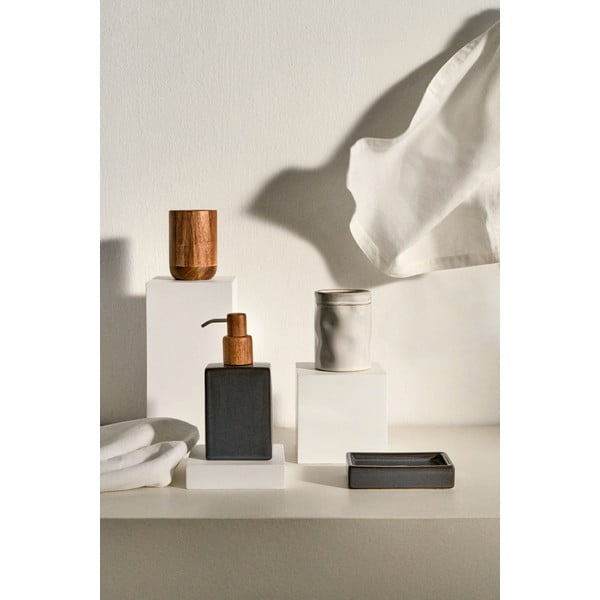 Tamno plava keramička posuda za sapun Silvet – Kave Home-image-3