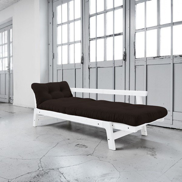 Sofa na razvlačenje Karup Step White / Brown-image-2