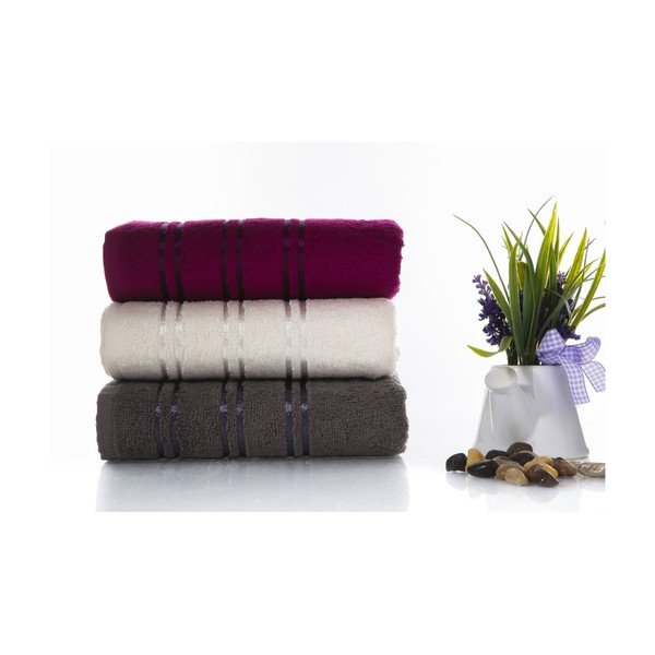 Set od 3 ručnika Becky V3, 50x90 cm