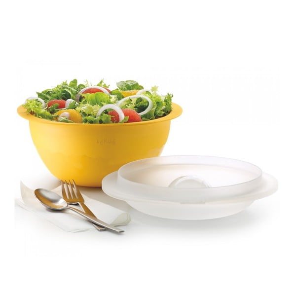 Saladshaker zdjela za salatu, žuta