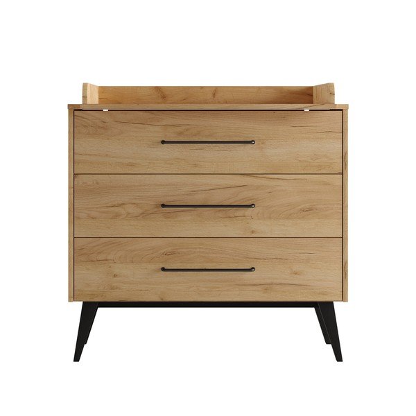 Stol za presvlačenje u dekoru bukve u prirodnoj boji Retro – Pinio-image-3