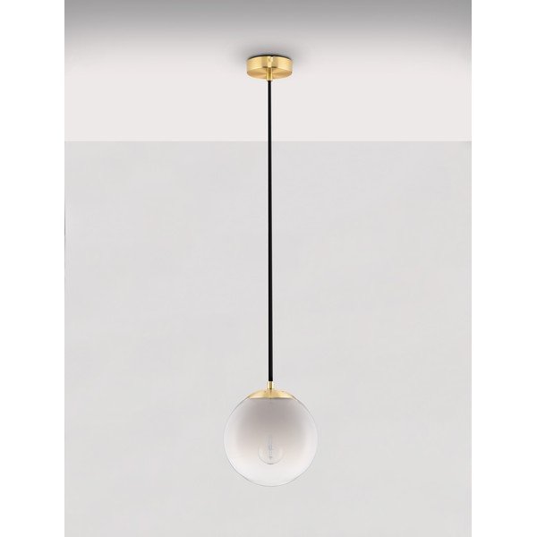 Bijela/u zlatnoj boji staklena viseća svjetiljka ø 20 cm Vita – Nova Luce-image-4