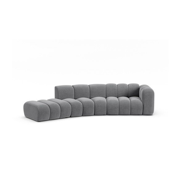 Svijetlo siva kutna garnitura (s desnim kutom) Lupine – Micadoni Home