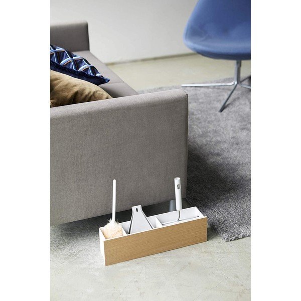 Bijeli/u prirodnoj boji metalni uredski organizator za dopisnice Rin – YAMAZAKI-image-2