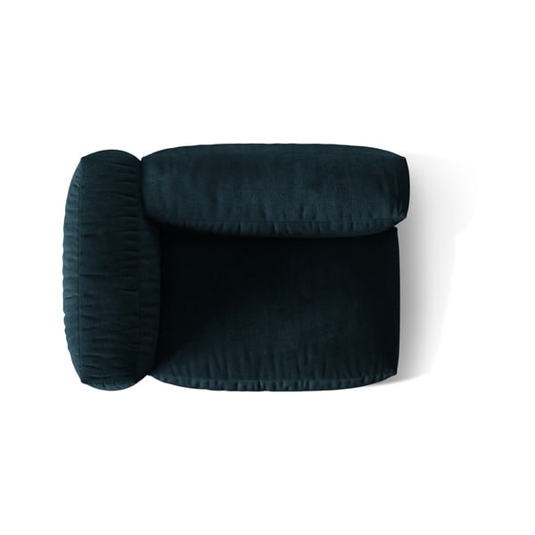 Tamno plava baršunasti modularna sjedeća garnitura (s lijevim kutom) Martina – Micadoni -image-4