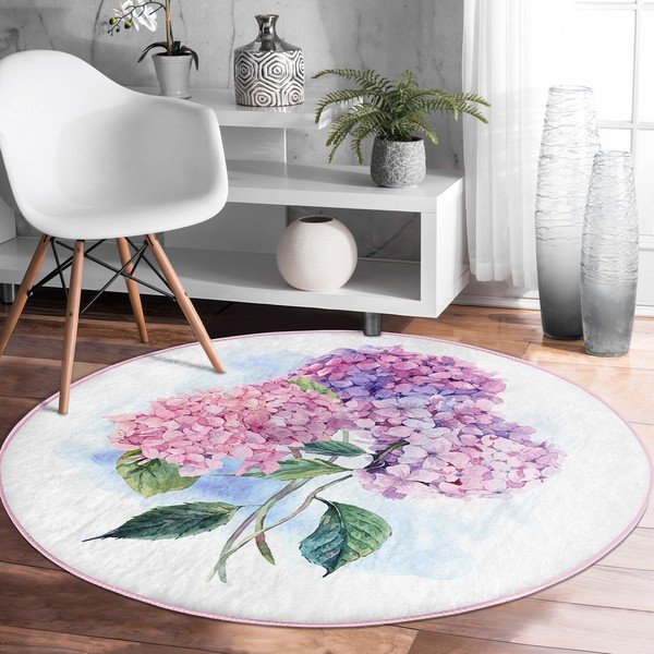 Periv/pogodan za robotski usisavač okrugli tepih ø 100 cm Comfort – Mila Home-image-1