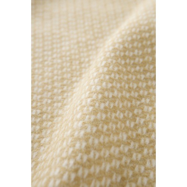 Bež deka od mješavine pamuka 140x180 cm Wabi – Euromant-image-2