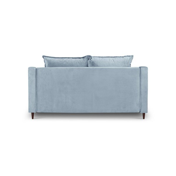 Svijetloplava baršunasta sofa Mazzini Sofas Freesia, 150 cm-image-3