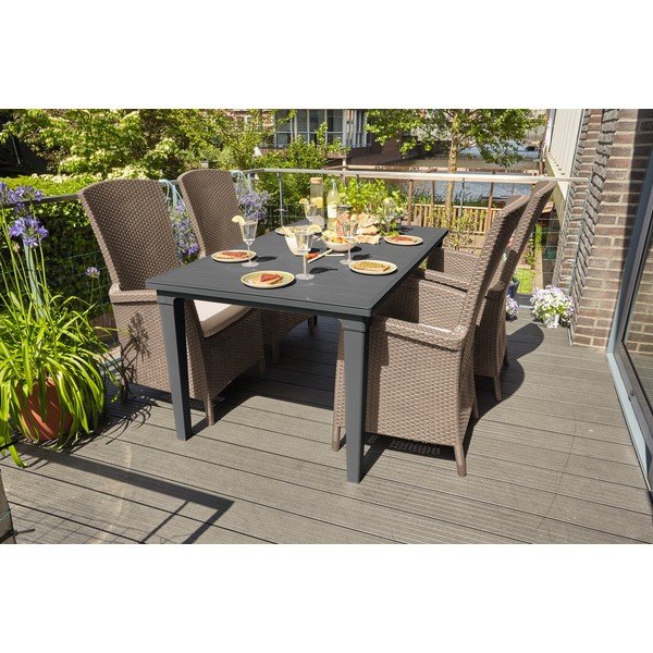 Svjetlo smeđa plastična vrtna fotelja Vermont – Keter-image-2