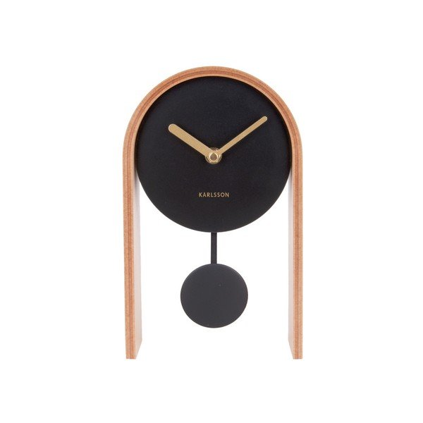 Stolni sat s brezovim drvetom Karlsson Smart Pendulum Light-image-2