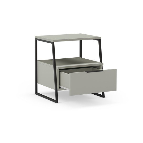 Zeleni/sivi noćni ormarić Velia – Marckeric-image-2