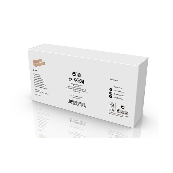 Bež metalni zidni držač toaletnog papira Ume – Zone-image-4