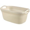Bež plastična košara za rublje 40 l Knit – Curver