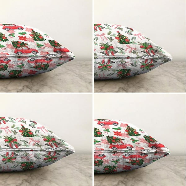 Tekstilne jastučnice s božićnim motivom u setu 4 komada 43x43 cm - Mila Home-image-2
